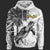 Hawaii Custom Hoodie Turtle Palm Tree White Unisex White - Polynesian Pride