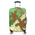 Hawaii Turtle Plumeria Luggage Covers - Green Style - AH Black - Polynesian Pride