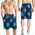 Hawaii Turtle Plumeria Blue Men's Shorts - AH - Polynesian Pride