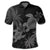 Hawaii Turtle Plumeria Coconut Tree Polynesian Polo Shirt Gray - Polynesian Pride