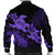 Hawaii Turtle Plumeria Coconut Tree Polynesian Bomber Jacket - Purple - AH - Polynesian Pride