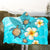 Hawaii Turtle Plumeria Kanaka Ocean Hooded Blanket - AH - Polynesian Pride