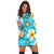 Hawaii Turtle Plumeria Kanaka Ocean Hoodie Dress - AH - Polynesian Pride