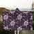 Hawaii Turtle Plumeria Violet Hooded Blanket - AH - Polynesian Pride