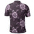 Hawaii Turtle Plumeria Violet Polo Shirt - Polynesian Pride