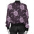 Hawaii Turtle Plumeria Violet Bomber Jacket - AH - Polynesian Pride