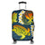 Hawaii Turtle Plumerian Polynesian Luggage Covers - Sease Style - ver 2 - AH Black - Polynesian Pride