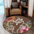 Hawaii Turtle Polynesian Round Carpet - Herd Style - AH - Polynesian Pride