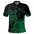 Hawaii Turtle Polynesian Map Plumeria Polo Shirt Green - Polynesian Pride