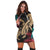 Hawaii Turtle Polynesian Tropical Hoodie Dress - Ghia Style Gold - AH - Polynesian Pride