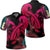 Hawaii Turtle Polynesian Tropical Polo Shirt Ghia Style Pink Unisex Black - Polynesian Pride