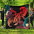 Hawaii Turtle Polynesian Tropical Premium Quilts - Ghia Style Red - AH Black - Polynesian Pride