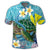 Hawaii Turtle Sea Cotral Polynesian Polo Shirt - Polynesian Pride