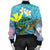 Hawaii Turtle Sea Cotral Polynesian Bomber Jacket - AH - Polynesian Pride