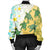 Hawaii Turtle Sea Hibiscus Coconut Tree Bomber Jacket - AH - Polynesian Pride