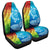 Hawaii Turtle Shark Polynesian And Sea Car Seat Covers - AH Universal Fit Black - Polynesian Pride