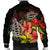 Hawaii Turtle Tree Hibiscus Bomber Jacket - AH - Polynesian Pride