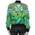 Hawaii Turtle Wave Polynesian Bomber Jacket - Hey Style Green - AH - Polynesian Pride