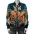 Hawaii Turtle Wave Polynesian Bomber Jacket - Hey Style Orange - AH - Polynesian Pride