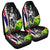 Hawaii Two Flag Kanaka Maoli King Polynesian Car Seat Covers - AH Universal Fit Black - Polynesian Pride