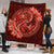 Hawaii Yin Yang Turtle Shark Hibiscus Plumeria Premium Quilts - Orange - AH - Polynesian Pride