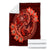 Hawaii Yin Yang Turtle Shark Hibiscus Plumeria Premium Blankets - Orange - AH - Polynesian Pride