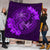 Hawaii Yin Yang Turtle Shark Hibiscus Plumeria Premium Quilts - Purple - AH - Polynesian Pride