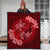 Hawaii Yin Yang Turtle Shark Hibiscus Plumeria Premium Quilts - Red - AH - Polynesian Pride