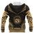 Hawaii Polynesian Chief Custom Hoodie Gold Version Unisex Gold - Polynesian Pride