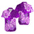 Polynesian Flower Tribal Matching Dress and Hawaiian Shirt Purple LT9 - Polynesian Pride