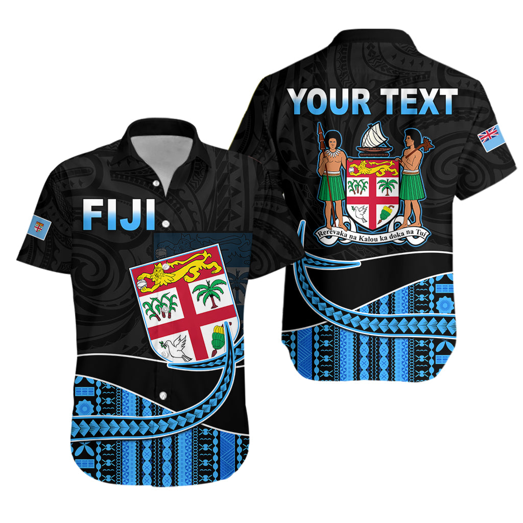 (Custom Personalised) Fiji Polynesian Hawaiian Shirt Featured Fijian Lovers LT13 Unisex Blue - Polynesian Pride