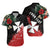 (Custom Personalised) Wallis and Futuna Polynesian Hawaiian Shirt Fantastic Flowers LT13 Unisex Black - Polynesian Pride