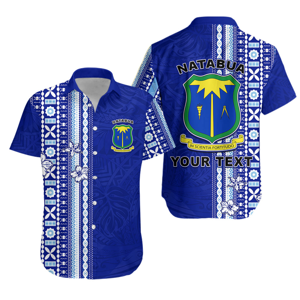 (Custom Personalised) Natabua High School Polynesian Hawaiian Shirt Lautoka Fiji LT13 Unisex Blue - Polynesian Pride