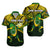 (Custom Personalised) Cook Islands Rugby Hawaiian Shirt Dab Trend Creative Unisex Green - Polynesian Pride