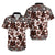 Fiji Hibiscus Festival Hawaiian Shirt Brown LT6 Unisex Brown - Polynesian Pride