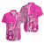 Hawaii King Kamehameha Matching Dress and Hawaiian Shirt Vibe Pink Style LT6 - Polynesian Pride