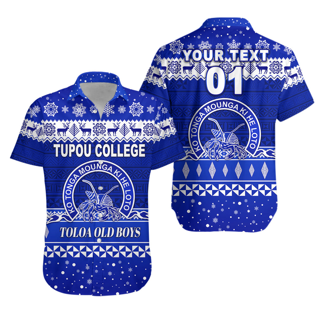 (Custom Personalised) Tupou College Toloa Old Boys Christmas Hawaiian Shirt Simple Style LT8 - Polynesian Pride