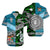 Polynesian Matching Hawaiian Shirt and Dress New Zealand Fiji Together Green LT8 - Polynesian Pride