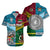 (Custom Personalised) Vanuatu And Fiji Hawaiian Shirt Together - Bright Color LT8 Unisex Red - Polynesian Pride