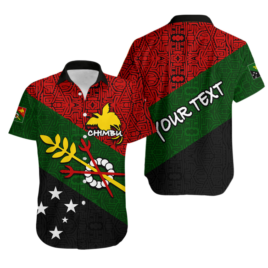 (Custom Personalised) Chimbu Province Hawaiian Shirt Of Papua New Guinea LT6 Unisex Black - Polynesian Pride