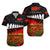 New Zealand Maori ANZAC Hawaiian Shirt Poppy Vibes - Black LT8 Unisex Black - Polynesian Pride