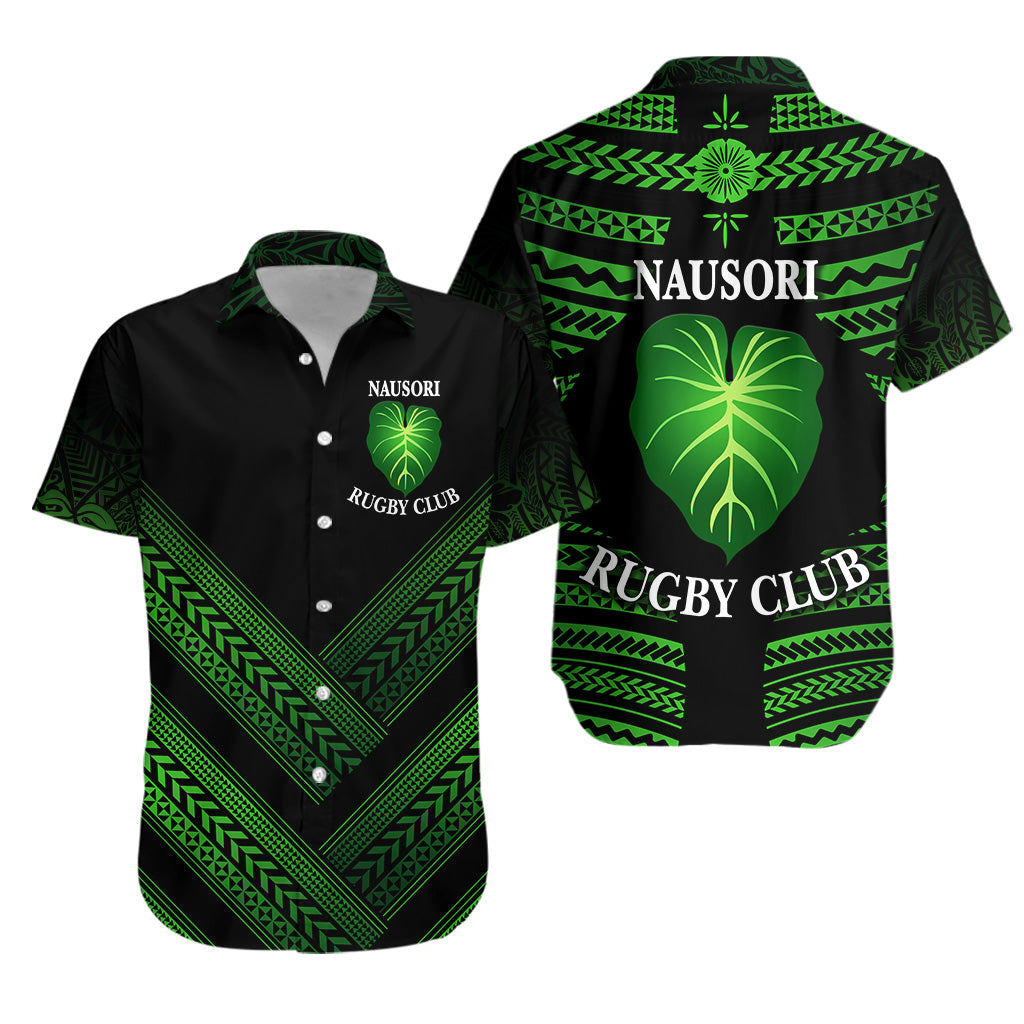 Fiji Nausori Rugby Hawaiian Shirt Creative Style LT8 Unisex Black - Polynesian Pride