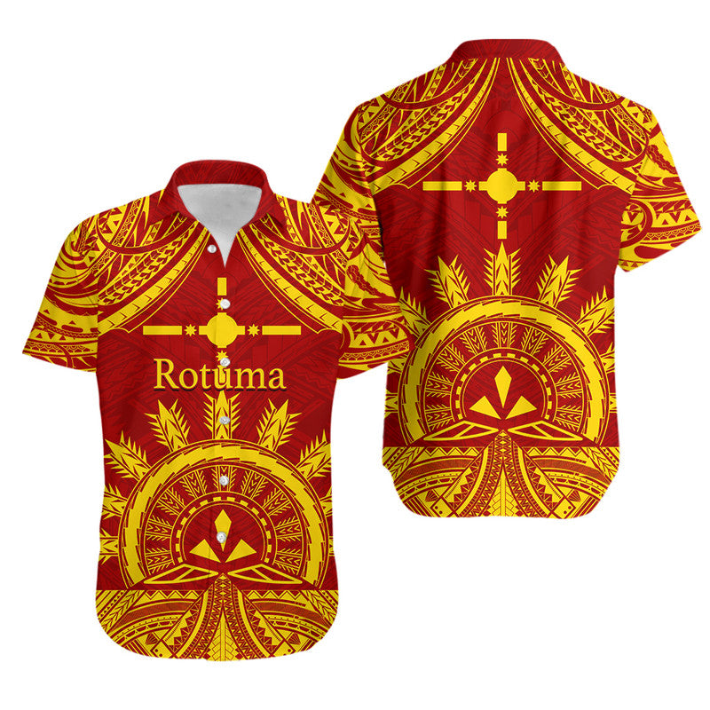 Rotuma Fiji Bula Hawaiian Shirt LT6 Unisex Red - Polynesian Pride