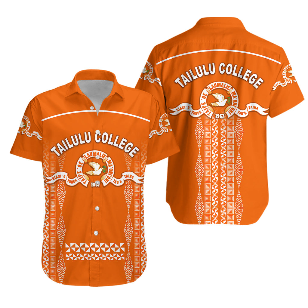 Tonga Tailulu College Hawaiian Shirt Unique Style LT8 Unisex Orange - Polynesian Pride