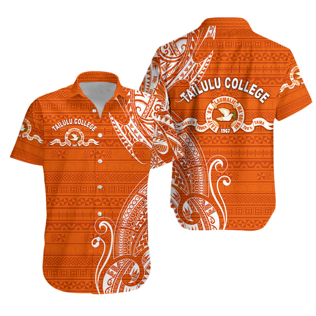 Tonga Tailulu College Hawaiian Shirt Simple Vibes LT8 Unisex Orange - Polynesian Pride