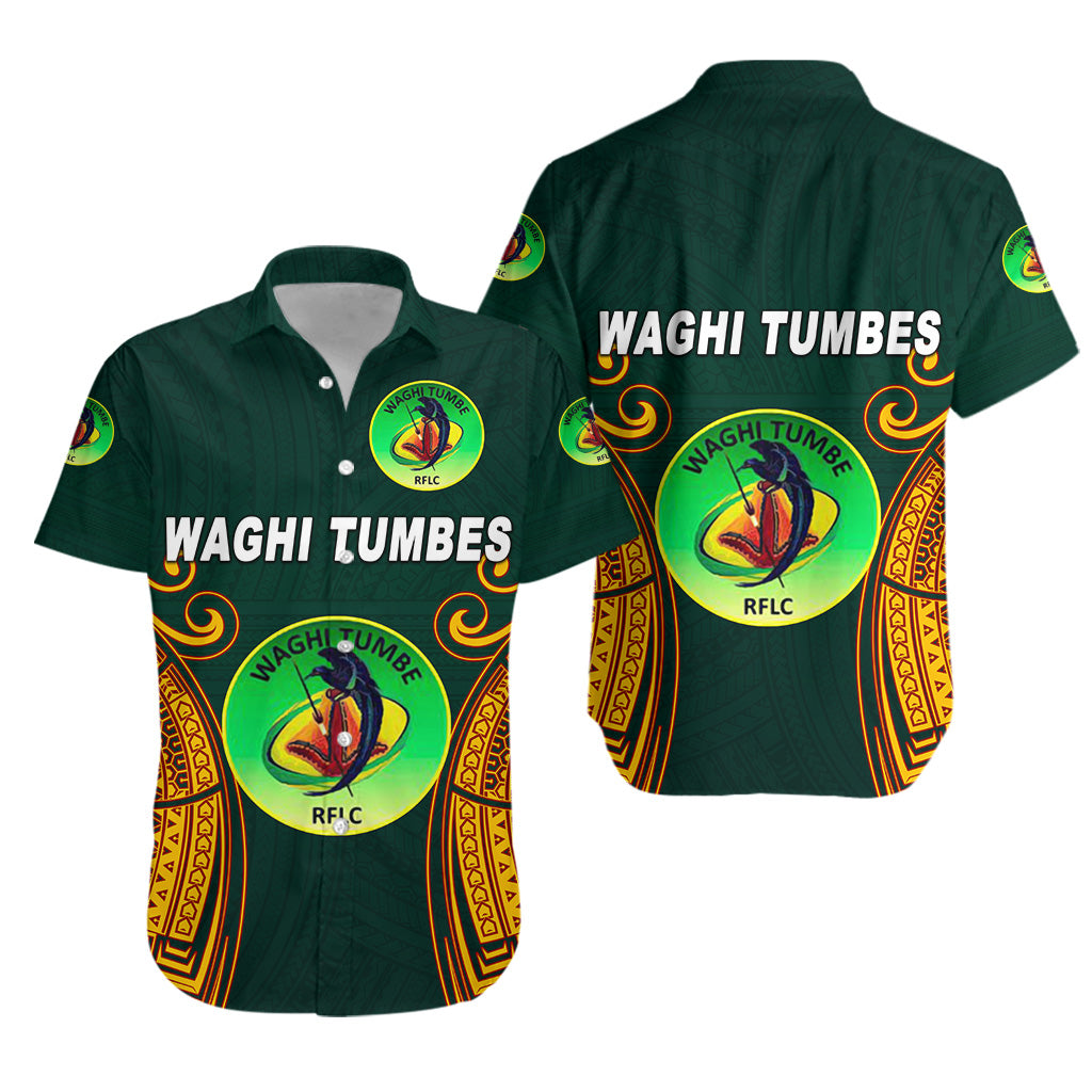 Papua New Guinea Waghi Tumbes T Shirt Rugby - Green LT8 Unisex Green - Polynesian Pride