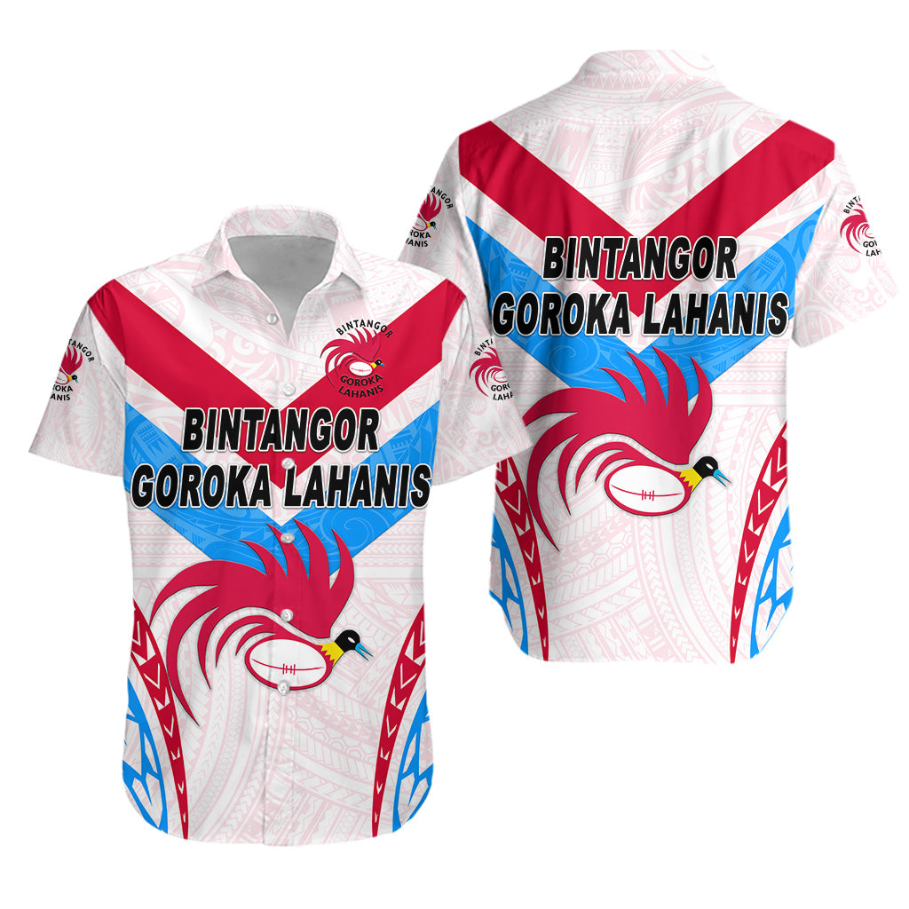 Papua New Guinea Bintangor Goroka Lahanis Hawaiian Shirt Rugby Original Style - White LT8 Unisex White - Polynesian Pride