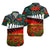 New Zealand Maori ANZAC Hawaiian Shirt Poppy Vibes - Paua Shell LT8 Unisex Green - Polynesian Pride