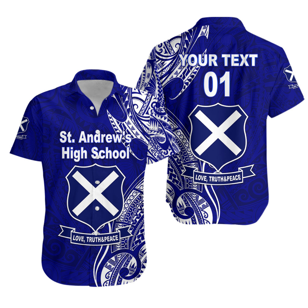 (Custom Personalised) St. Andrew's High School Hawaiian Shirt Original Style LT8 - Polynesian Pride