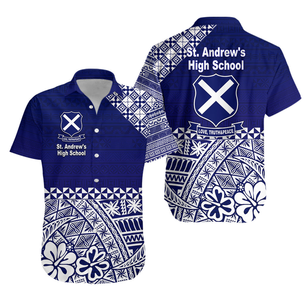 St. Andrew's High School Hawaiian Shirt Tonga Kupesi Vibes LT8 - Polynesian Pride